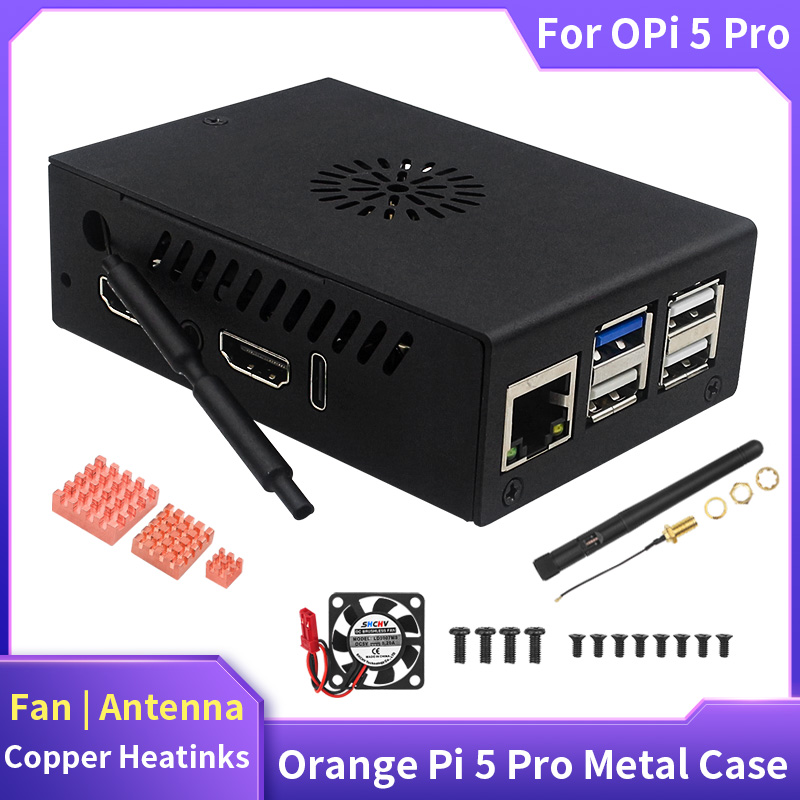 Pi 5 Case - Orange Pi 5 Pro Case Metal