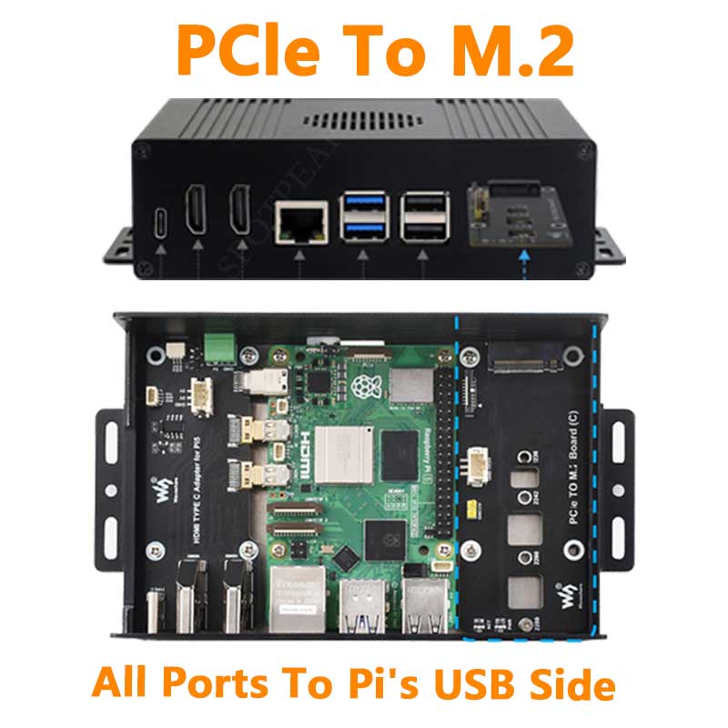 Raspberry Pi 5 - Raspberry Pi 5 Box Case Kit-C