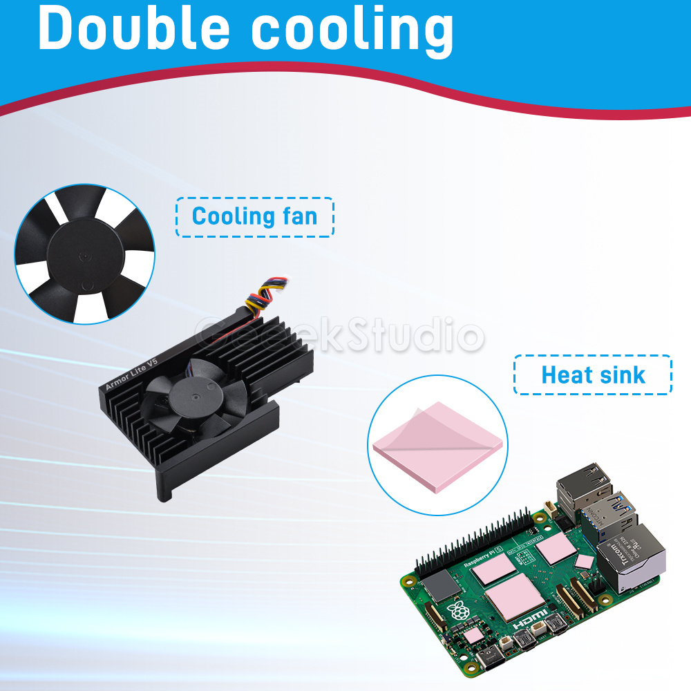 Armor Lite V5 Aluminum Alloy C - Pi Cooler 评论和价格