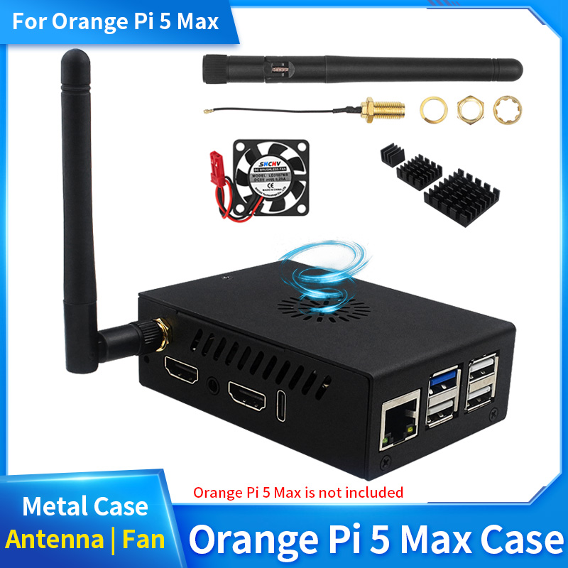 Orange Pi 5 Max Case with Fan  - Pi 5 Case 评论和价格