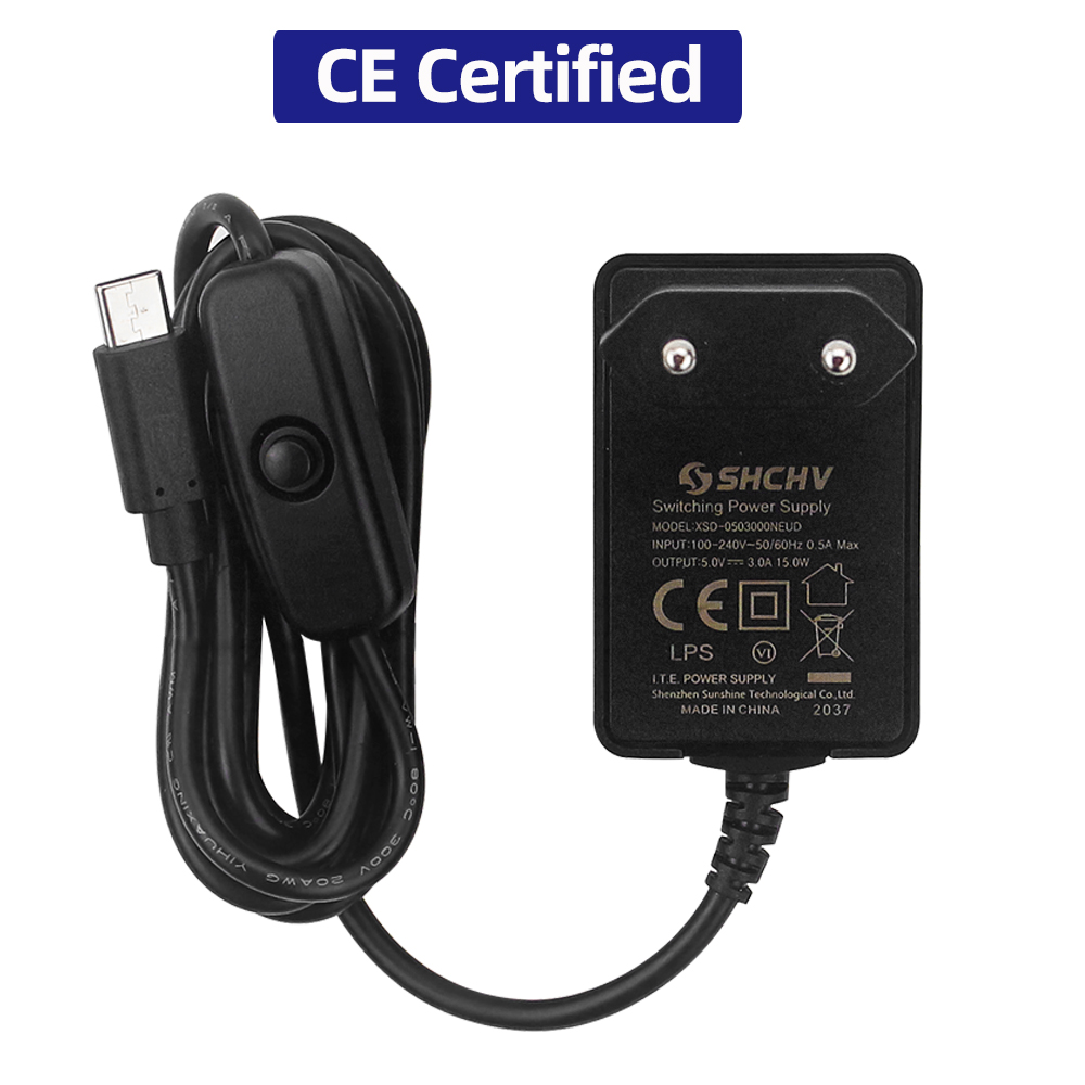 Raspberry Pi 5V 3A Power Suppl - Pi Power Supply 评论和价格