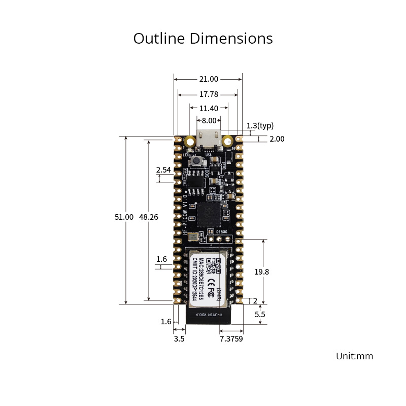 Raspberry Pi HF-PICOW Board RP - Raspberry Pi Kit 评论和价格