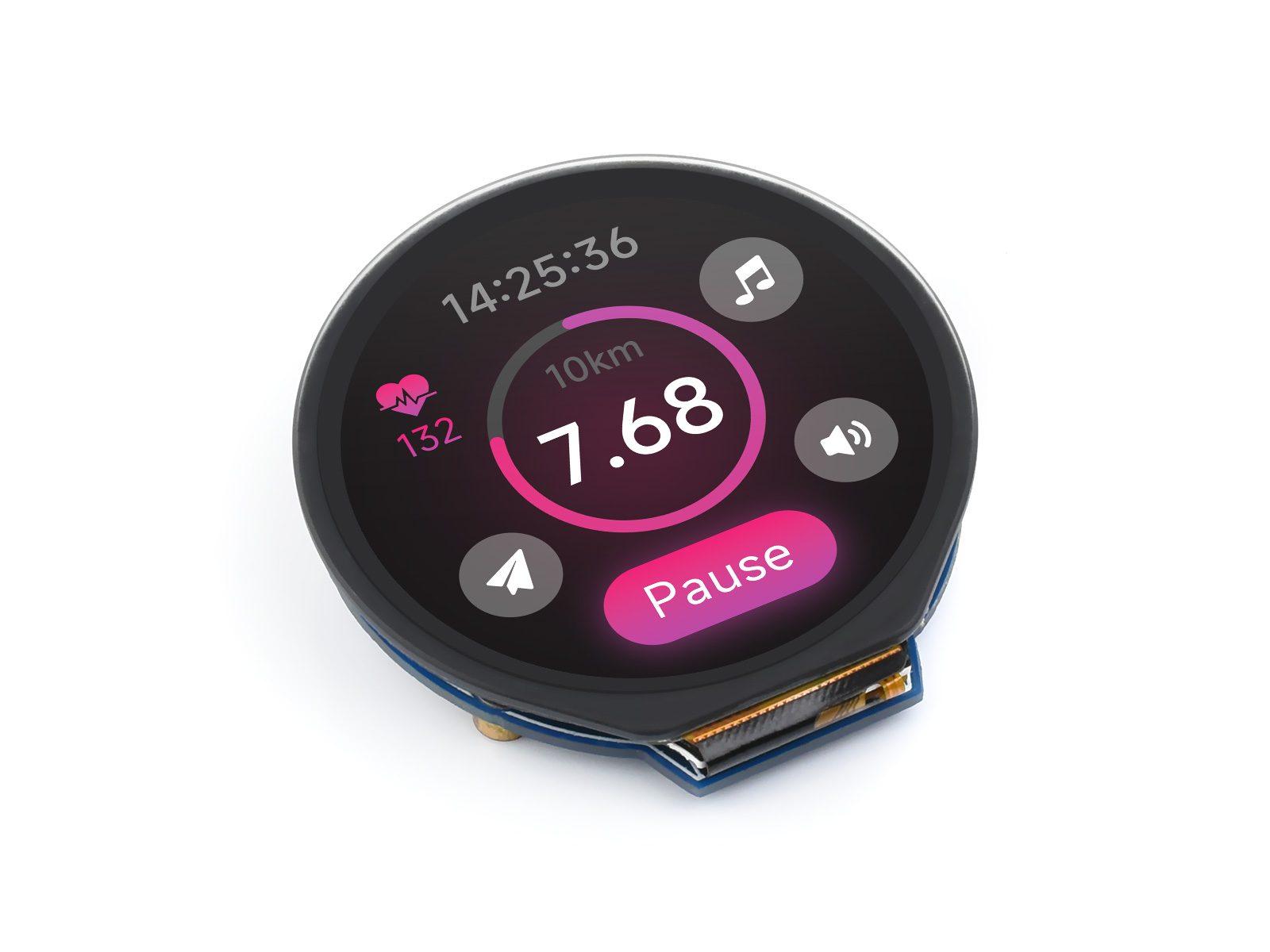 Waveshare 1.28inch Round LCD D - Pi Display 评论和价格