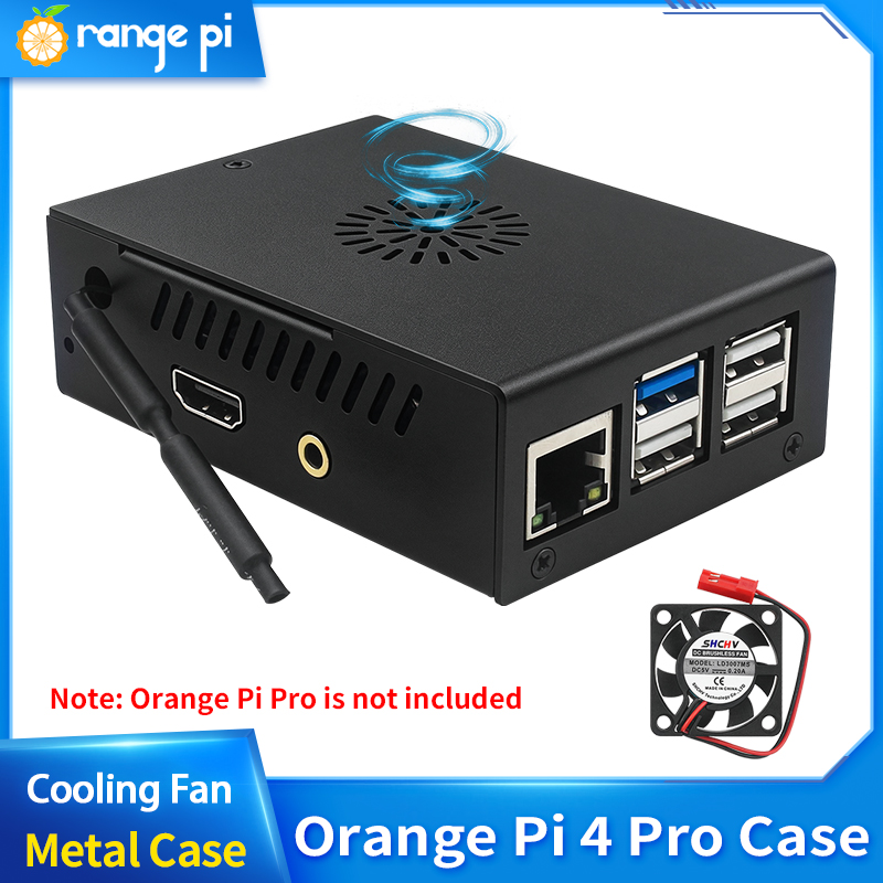 Orange Pi 4 Pro Metal Case Bla - Pi 4 Case 评论和价格