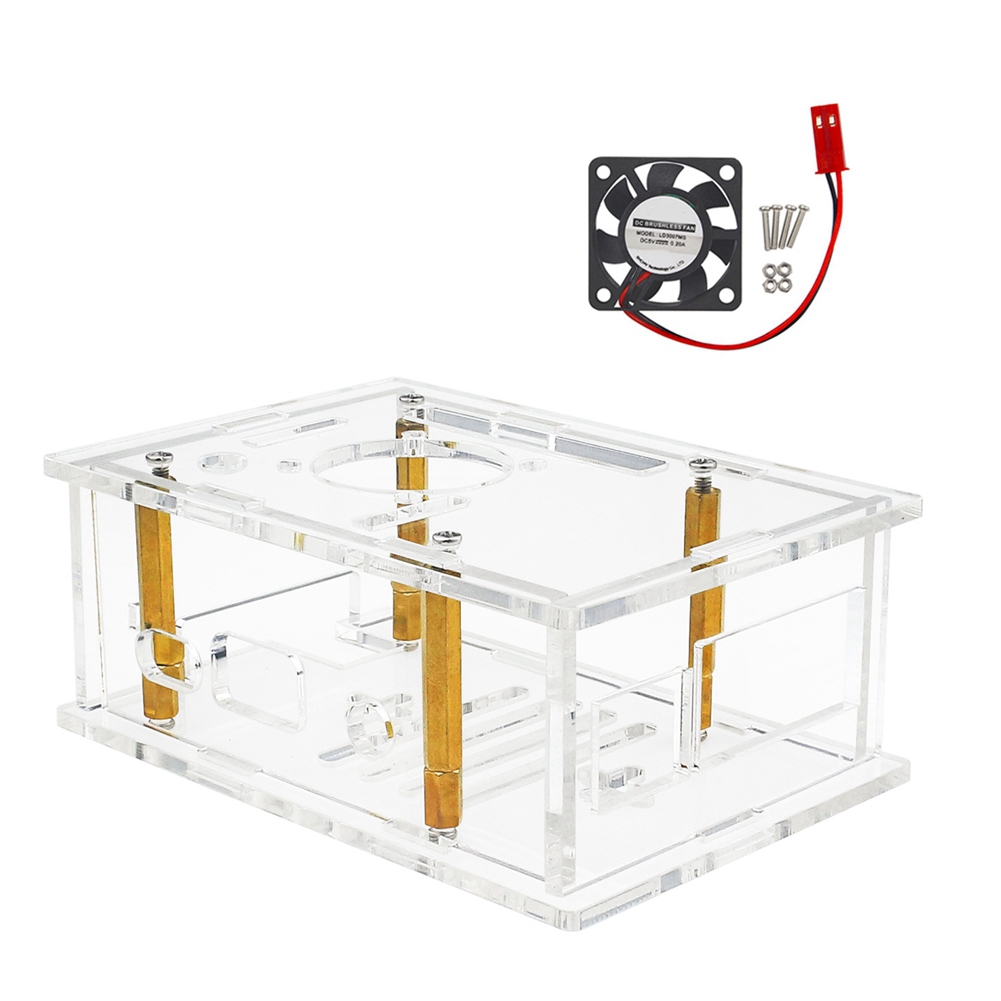 ABFN-Acrylic Case With Cooling - Pi 4 Case 评论和价格