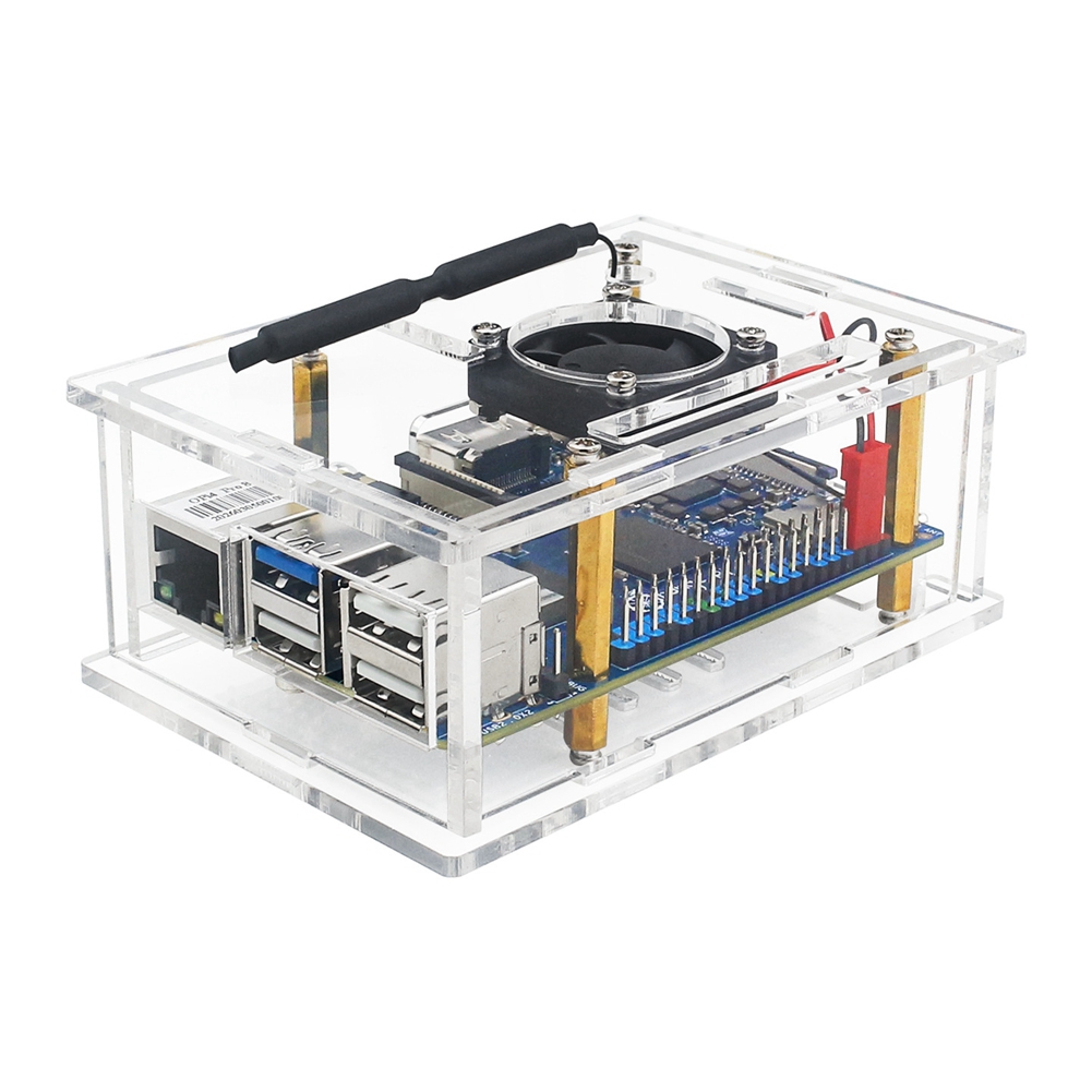 ABFN-Acrylic Case With Cooling - Pi 4 Case 评论和价格