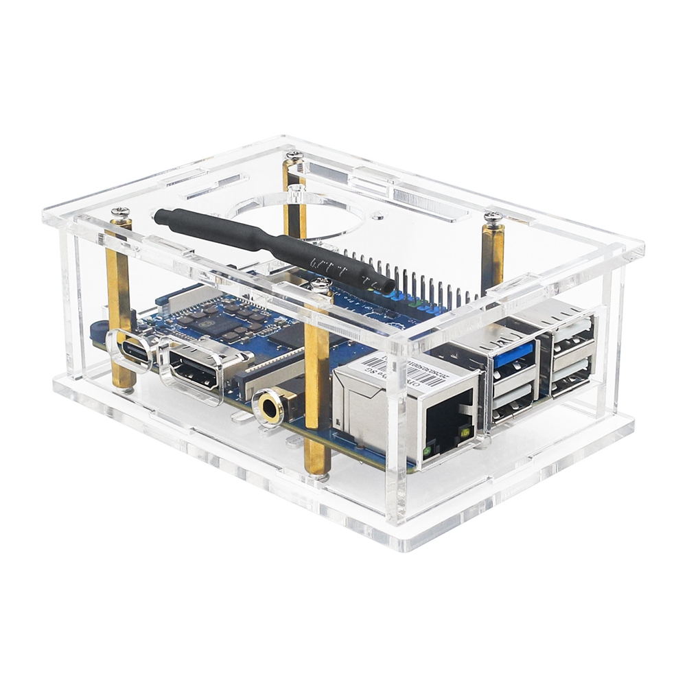 ABFN-Acrylic Case With Cooling - Pi 4 Case 评论和价格
