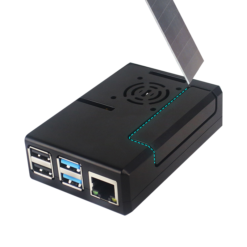 Raspberry Pi ABS Case Black Pl - Pi 4 Case 评论和价格