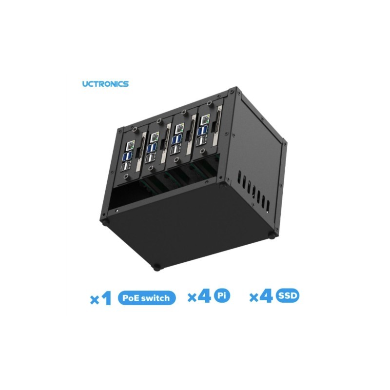 UCTRONICS Raspberry Pi Cluster - Pi 4 Case 评论和价格